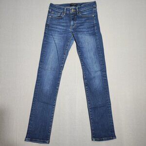 Banana Republic jeans women's size 25 ink blue colour slim straight leg classic